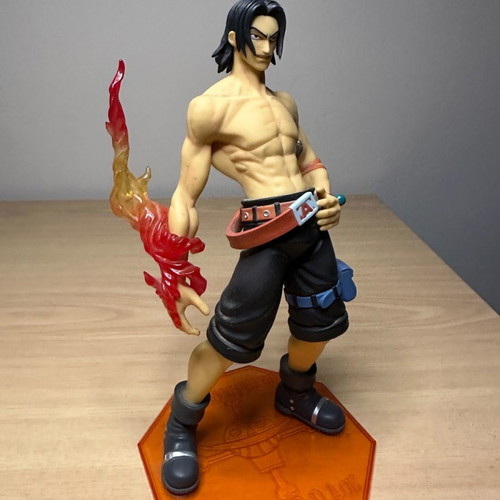One Piece Portgas D. Ace figure used with detail