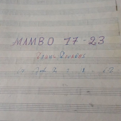Sheet music used, pack of 25 for tango, waltz, cha-cha, mambo