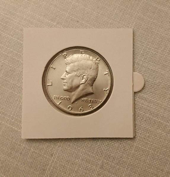 Silver half dollar 1965, 1966, 1967, 1968, 1969