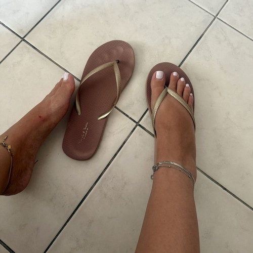 Beach and Swim women's flip flops dusty pink purple size EU38