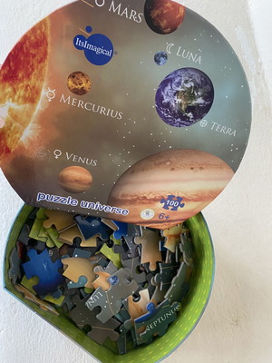 Puzzle 100 pieces with planets from Imaginarium store new