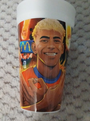 Lamine Yamal Collectible Glass Mc Donalds New