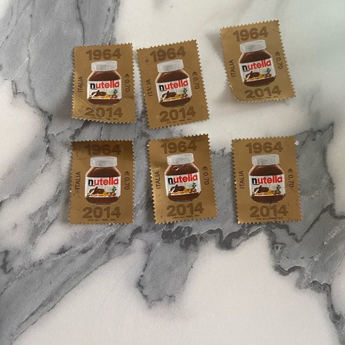 Nutella Italia stamps new, pack of 6