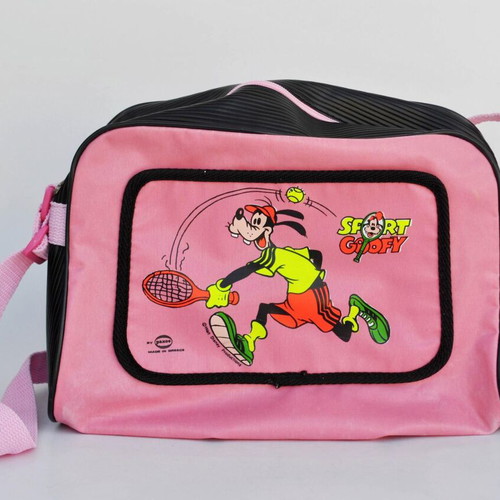 Paxos Vintage Pink Shoulder Bag Crossbody with Cartoon Designs used