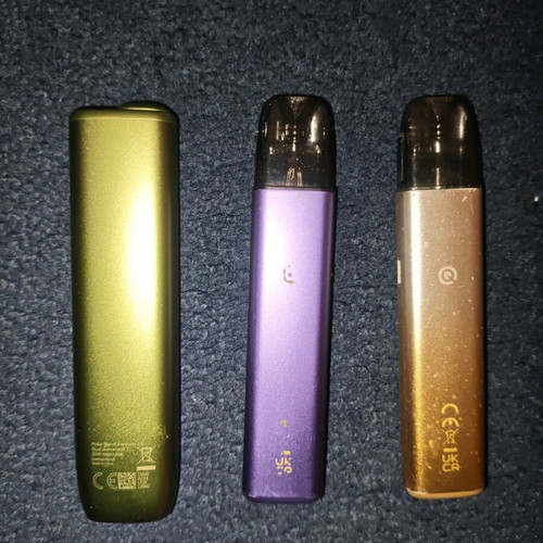 Συσκευή iQOS Iluma i One Leaf Green και 2 συσκευές Geek Vape Sonder Q2 Pod Kit 3ml μεταχειρισμένες