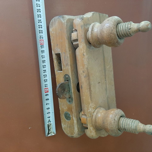 Wooden plow plane 19th century with adjustable screws