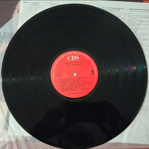Michael Bolton Soul Provider record used, Greek pressing 1989