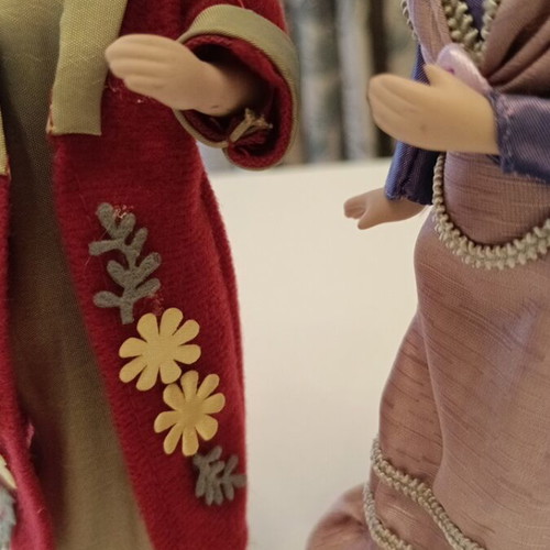 Porcelain dolls like new, 21 cm