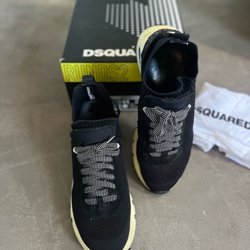 Dsquared2 men's sneakers used, size 41, black