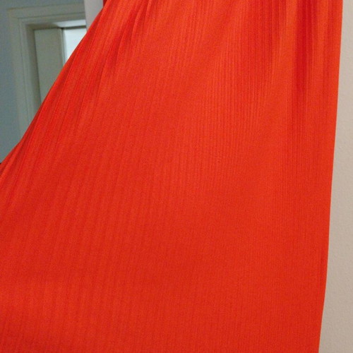 Italian pleated pants like new, size XL, orange