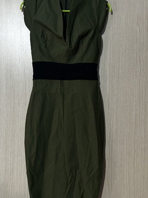 Vesper Cocktail Dress Small, Like New, Olive