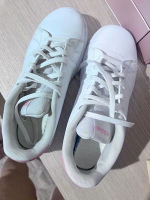 Adidas sneakers, size 37 1/3, white and pink