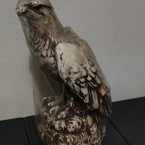 Decorative Eagle Figurine from Albania ceramic, like new