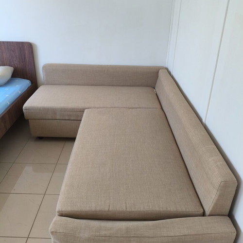 IKEA FRIHETEN corner sofa bed with storage, very good condition
