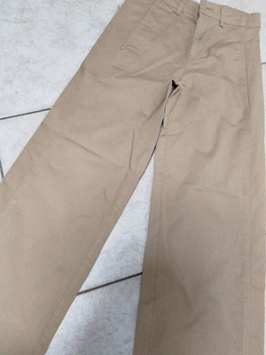 Bershka high-waisted wide pants like new, beige, size XS