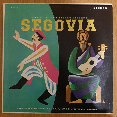 Segovia Suite In Modo Polonico LP 33rpm like new, classical music
