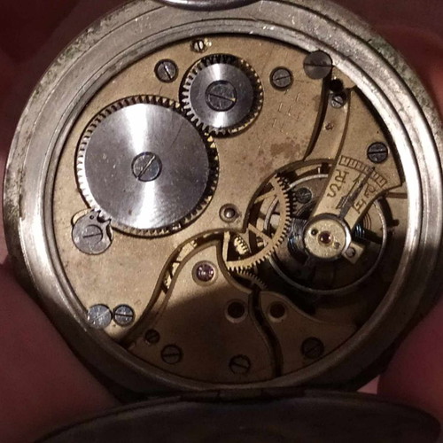 Tempo pocket watch used, vintage Swiss Art Deco 1920/30's