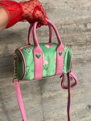 Juicy Couture Retro Barrel Gelato τσάντα καινούργια με ετικέτες και μίνι γούρι
