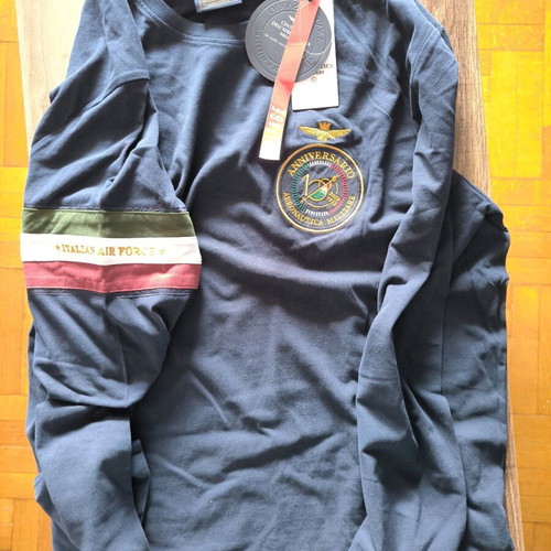 Aeronautica Militare sweatshirt καινούργιο, επετειακό 100 χρόνια, μπλε, 4XL