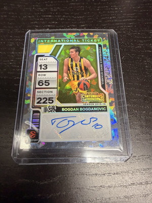 International Ticket Bogdan Bogdanovic 8/25 Auto new