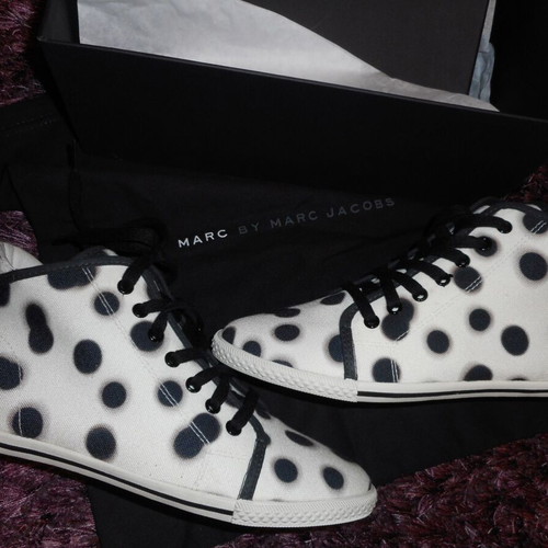 Marc Jacobs sneakers sport style new, size 37, black and white