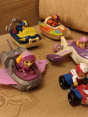 Paw Patrol οχήματα και φιγούρες μεταχειρισμένα, σετ Ryder Spin Master