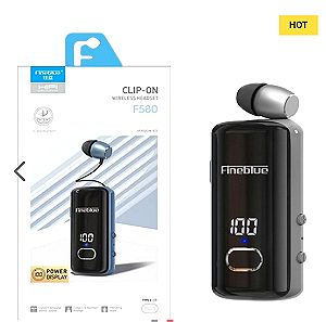 Fineblue Pro In-ear Bluetooth Handsfree Receiver - Black