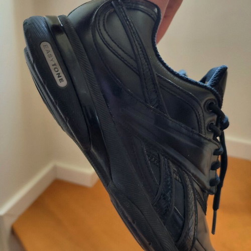 Reebok EasyTone black athletic shoes size 37, worn few times