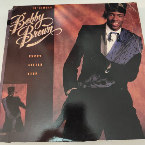 Bobby Brown Every Little Step vinyl maxi single used, electronic