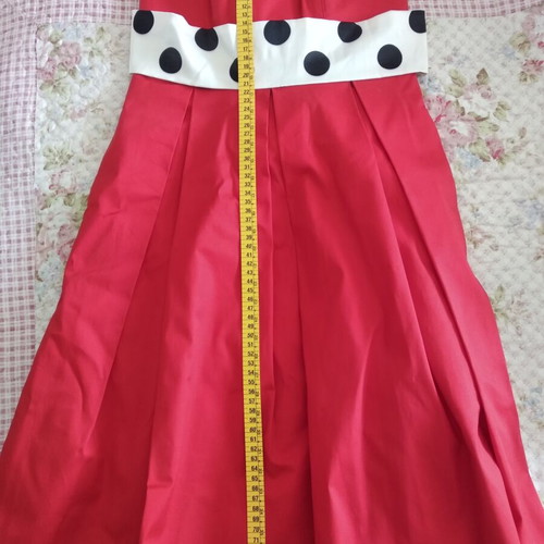 Strapless red cocktail dress new, size S-M by Shine 2gether