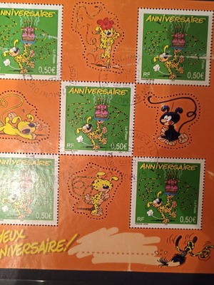 Carnet Marsupilami 2003 μεταχειρισμένο, birthday notebook, Γαλλίας