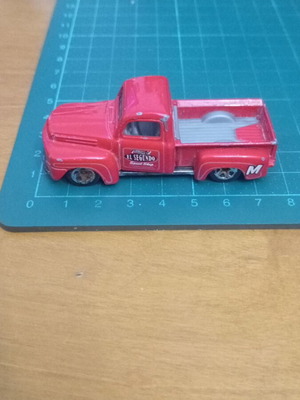 Hot Wheels Ford F1 1949 μοντέλο 1:64 μεταχειρισμένο, κόκκινο