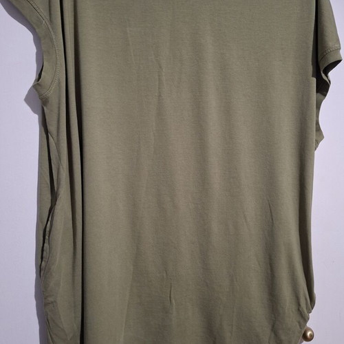 Μπλούζες cotton σαν καινούργιο, μαύρο και λαδί, 2XL