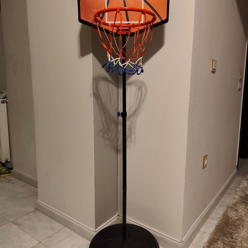 Children's Basketball Hoop Used With Adjustable Height And Base