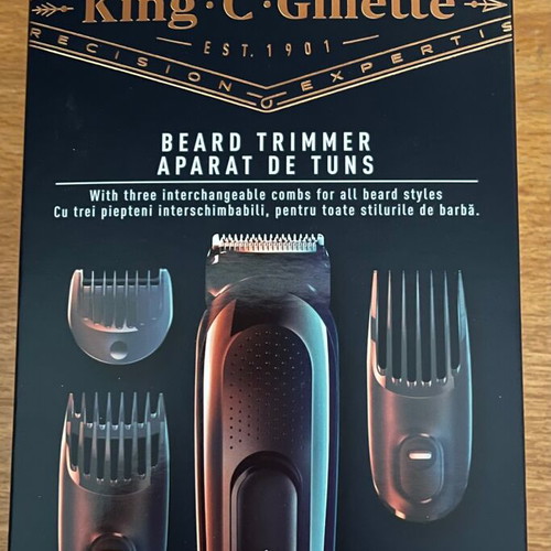 Gillette King rechargeable beard trimmer new