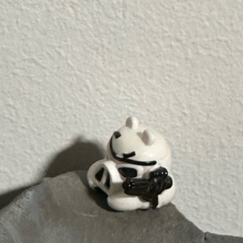 Angry Birds Star Wars Stormtrooper Pig collectible figure like new