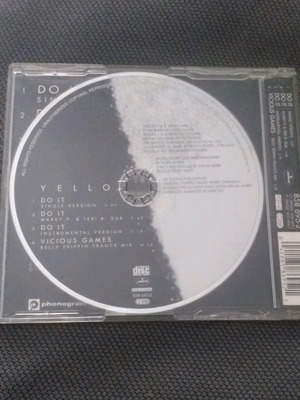 Yello Do It 4 Track CD Single used, electronic