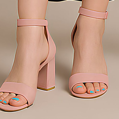 Dexim suede sandals beige pink like new, size 38