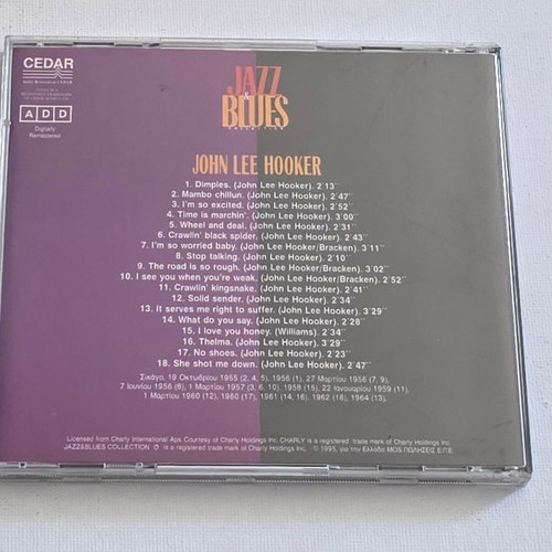 John Lee Hooker Jazz & Blues CD used