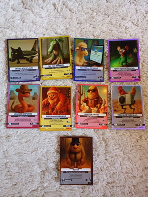 Skifidol Italian Brainrot card pack of 9 like new including 2 Legendary