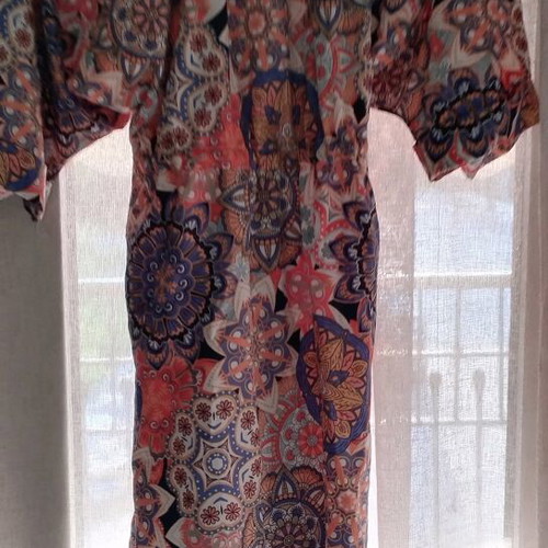 Kimono with patterns like new, multicolored, size XL
