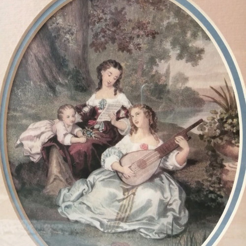Vintage classic era frames like new, pack of 3, 34x28 cm