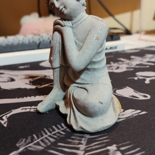 Decorative Buddha statue for aquarium or terrarium, 10 cm