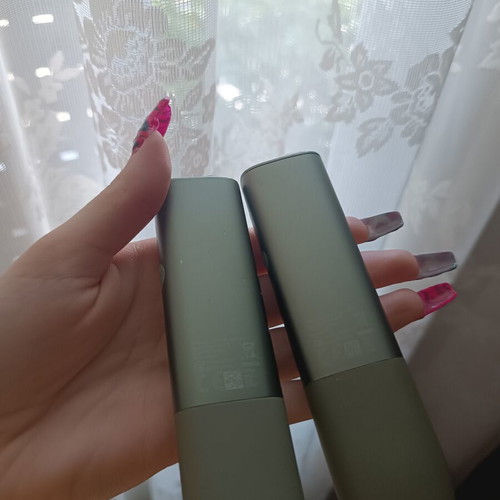 Iqos devices used, pack of two green with charger and brush
