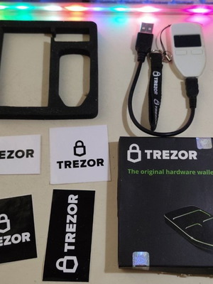 Trezor Model One Cryptocurrency Wallet like new