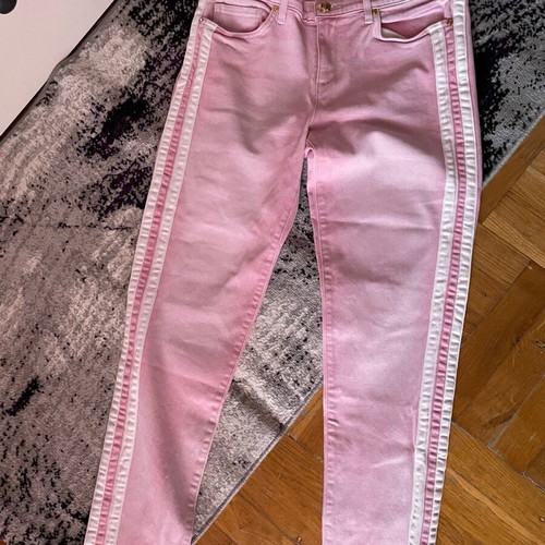 Juicy Couture skinny fit pants like new, size 27, white pink