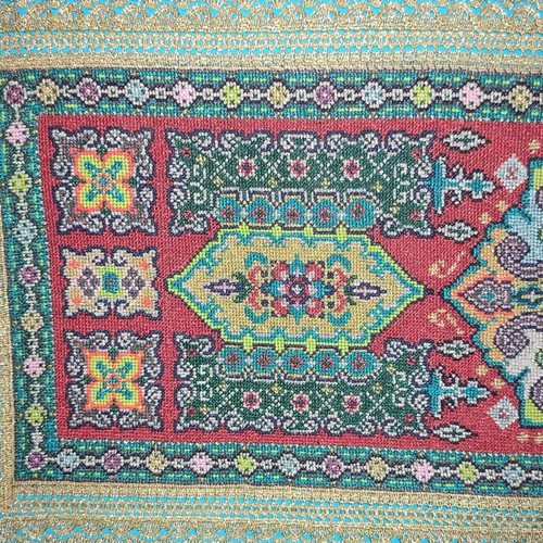 Handmade embroidery made to order, 68 x 29 cm, unique design