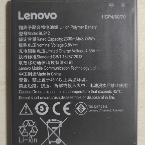 Μπαταρία Lenovo BL242 μεταχειρισμένη για A6000 A6010 K3 K30