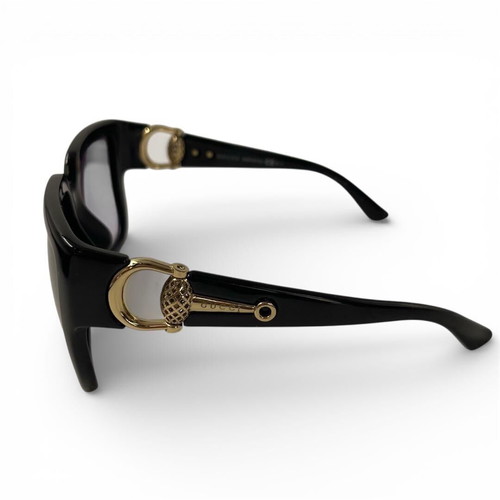 Gucci sunglasses new black square frame with horsebit detail