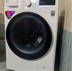 Πλυντήριο Ρούχων LG F4WV508S1E 8kg, AI DD, Ατμού, 1400 Στροφών & TurboWash - Λευκό